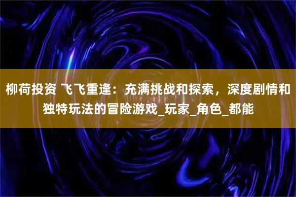 柳荷投资 飞飞重逢：充满挑战和探索，深度剧情和独特玩法的冒险游戏_玩家_角色_都能